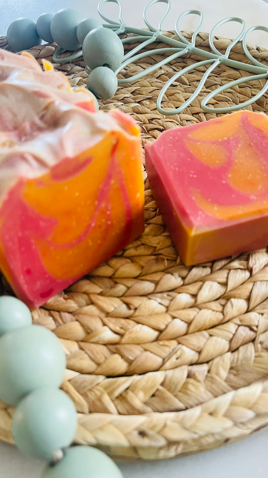 WATERMELON RASPBERRY HANDMADE SOAP